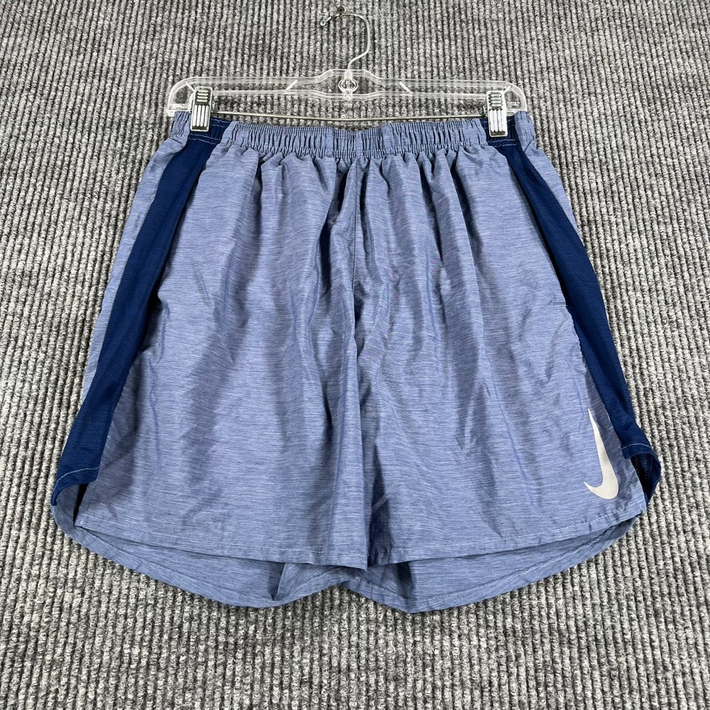 Nike Challenger Shorts Mens Medium Blue Dri Fit Casual Active Workout Running